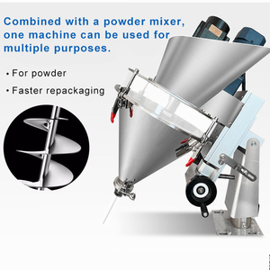 Máy đóng gói vít khí nén bằng thép không gỉ, độ chính xác cao, không bụi, dành cho bột cà phê, bột ca cao, 500g - 1kg, đóng gói trong túi nhựa - Product Image 2