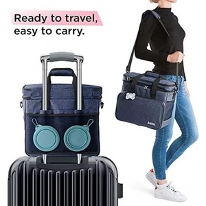 Free Sample Airline Approved Foldable Pet Carrier Breathable <b>Mesh</b> for Small to Medium Cats and Dogs for Travel - Product Image 3