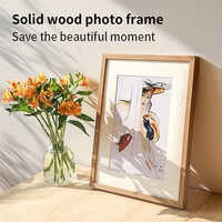 Photo murale de bébé en bois, nouvelle collection 2019, grand cadre en bois, vente en gros