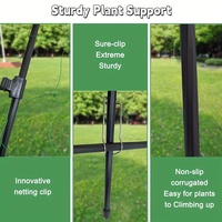Treillis de jardin pour plantes grimpantes en extérieur, arche métallique de 1,5 m de haut pour soutenir les plantes, les légumes, les fruits, les fleurs et les vignes
