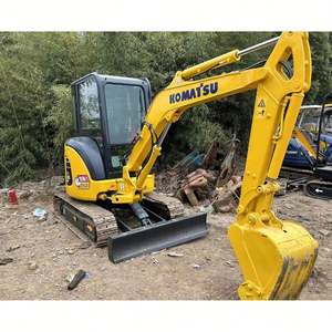 Excavadora de orugas de 3 toneladas Komatsu usada, motor de segunda mano y componentes del núcleo de la bomba, precio - Product Image 5