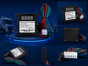 UniGuard SP02 Pembatas Kecepatan untuk Mobil Motor Truk 6.8-60V DC Layar LCD Dengan <span class=keywords><strong>Alarm</strong></span> Buzzer dan Perlindungan Beban Berlebih - Product Image 5