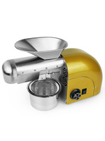 Presse à huile domestique Machine à chaleur froide Olive Graines de tournesol Noix de coco Extracteur d'huile intelligent en acier inoxydable 1800W