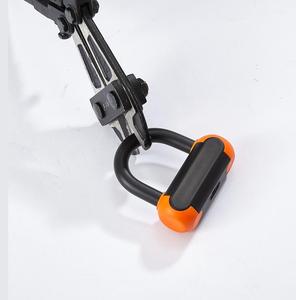 Accessoires de sécurité pour vélos et motos : Antivol portable 2-en-1 pour vélo, chaîne de 1,2 m en acier au carbone et nylon - Product Image 4