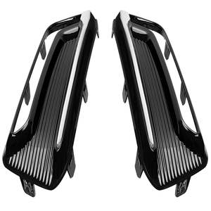 Moldura Inferior de Parrilla para Chevrolet Impala, Negro ABS, Marco de Malla para Parachoques, Modelo 14-20, D148, Par - Product Image 1