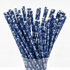 19,7*0,6 cm pajitas de papel de tamaño y la decoración del partido acontecimiento y del Partido Verde ecológico a rayas de pajit - Product Image 3
