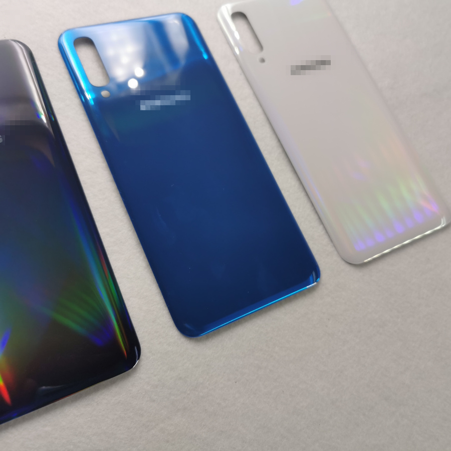 Оригинальная задняя крышка батарейного отсека для SAMSUNG Galaxy A10 A20 A30 A40 A50 A60 A70 2019, стеклянная панель, запасная часть