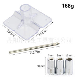 Placa de Posicionamiento de Orificios Angulados Mr Drill con Brocas de 6mm, 8mm y 10mm para Trabajos en Madera - Product Image 3