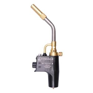 Cabezal de soplete de propano Antorcha de gas Mapp portátil de acero inoxidable con autoencendido y sopletes de soldadura de llama de propano - Product Image 2
