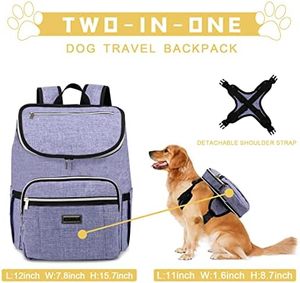 Échantillon gratuit Transporteur de voyage pour animaux de compagnie à hauteur flexible pour chats et chiens | Sac de transport pour animaux de compagnie à côtés souples avec clips de sécurité - Product Image 3