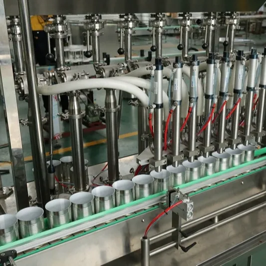 Full automatic canning machine aluminium pot pet cans filling capping sealing machine