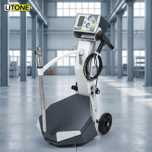 Máquina <span class=keywords><strong>de</strong></span> Recubrimiento en Polvo Electrostática Manual KENT-B 2026, Nueva, con Base Vibratoria, Pantalla LCD, Equipo Programable Profesional, con Certificación CE - Product Image 1