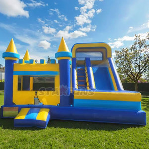 <span class=keywords><strong>Castillo</strong></span> Inflable Comercial para Exteriores con Tobogán - Product Image 5