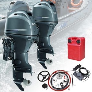 Nouveau moteur hors-bord à essence 60 CV 4 temps 4 cylindres écologique avec fonction d'inclinaison - Product Image 2