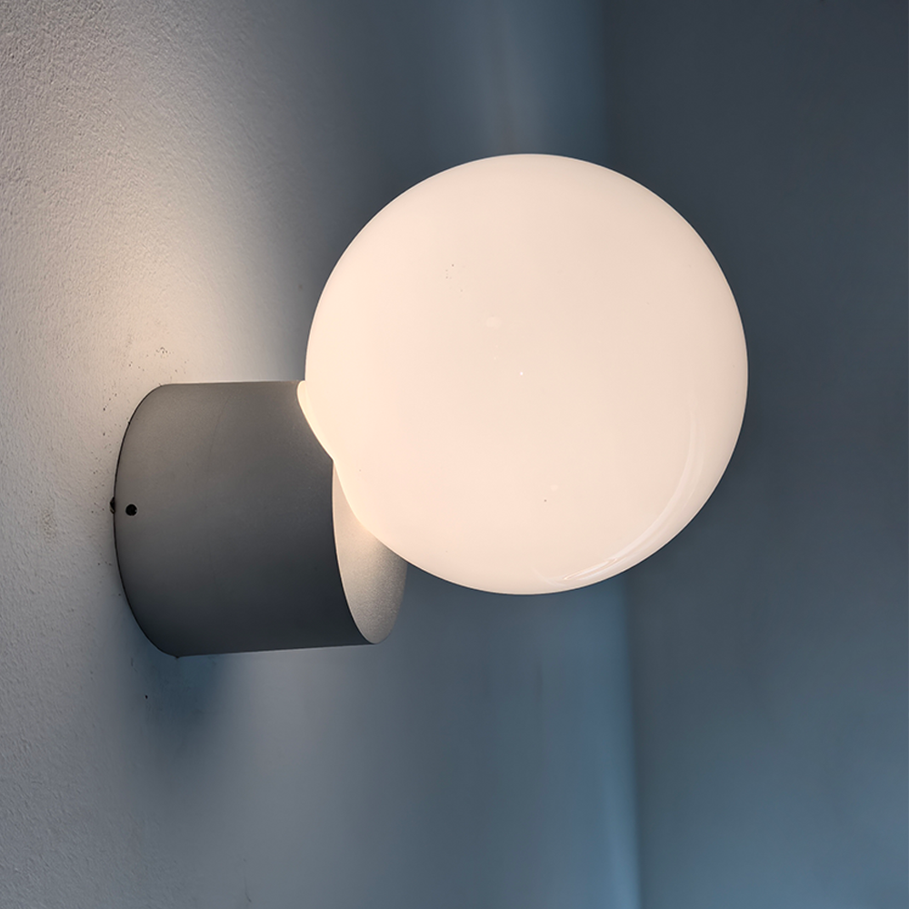 New Design Decorative Glass Sphere LED Modern Ceiling Light with Aluminum Surface Mount Ceiling Lamp