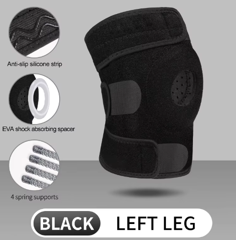 Pierna izquierda negra