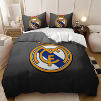 Parure de lit Club de Football, Ensemble de literie imprimé 3D, Housse de couette King Size, Housse de couette simple ou double, SANS draps, Textile de maison