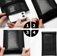 Sac Faraday bloquant les signaux, blindage RFID, ignifuge, étanche, antivol, pochette de voyage pour téléphone portable et clé de voiture