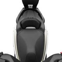 Siège de moto UHR150 étanche noir mat de luxe à deux niveaux, siège ergonomique pour moto pour une conduite améliorée