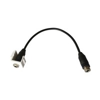 Cable de Audio Estéreo de 3.5mm con Conector Keystone Chapado en Oro, Hembra a Hembra, para Computadora, Reproductor de DVD, Cámara, con Conductor de Cobre Desnudo