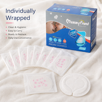 MummyFriend Almohadillas Absorbentes Desechables Tridimensionales y Transpirables para Lactancia, con Pulpa de Madera SAP y Tela No Tejida de Aire Caliente para Maternidad