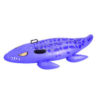 Flotteur de piscine gonflable, personnalisable, motif dragon, bleu, pour adultes, jouet pistolet à air, lit pneumatique, personnalisation en usine