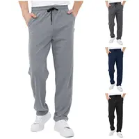 กางเกงวอร์มโยคะผ้าฝ้ายสำหรับผู้ชาย,กางเกงเล่นกีฬากางเกงลำลองเปิดก้นกางเกงวิ่งมีกระเป๋า