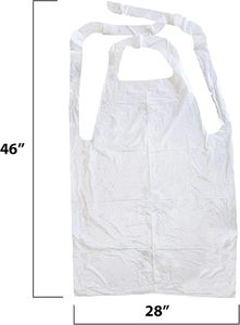 Tabliers jetables en plastique, bavoirs imperméables pour adultes, pour la cuisine, les loisirs créatifs, les tâches ménagères, la <span class=keywords><strong>peinture</strong></span> et les salons - Product Image 6