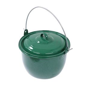 26cm 32cm 36cm Mexico Style <strong>Turquoise</strong> Color Outdoors Kitchen Cookware Enamel Convex Camping Water Soup Pot <strong>Kettle</strong> with Lid - Product Image 4