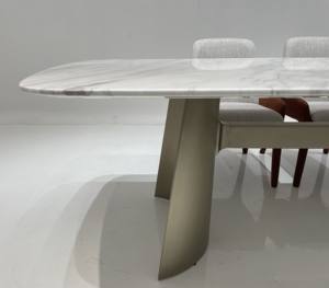 Table de salle à manger Elefante super luxe 10 places meubles de salle à manger table en marbre - Product Image 4