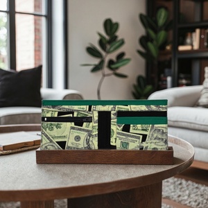 Boshiho Bifold Vintage Genuine Leather Slim <b>Wallet</b> <b>RFID</b> <b>Blocking</b> Multi-Function No Closure Credit Card Holder Purse 3 in 40G - Product Image 6