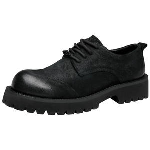 Handcrafted high-end genuine leather business casual wide-brimmed multi-functional <b>shoes</b> - Product Image 1