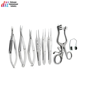 Ensemble d'instruments microchirurgicaux ophtalmiques professionnels en acier inoxydable, fournisseur en gros d'outils de chirurgie oculaire - Product Image 5