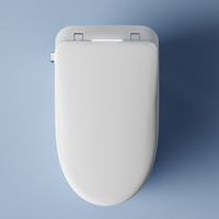 Design moderne Nouveauté 2026 WC intelligent en céramique avec bidet intégré, télécommande, à poser au sol, siphon en S, siège chauffant