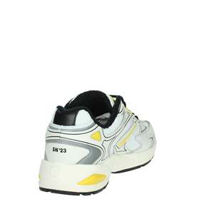 D.A.T.E. Zapatillas Donna W411-SN-NX-HY Blancas y Amarillas Estilo Chunky - Product Image 3
