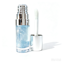 Gloss à lèvres multicolore scintillant hydratant effet brillant longue tenue en tube transparent pour marque privée – Vente en gros