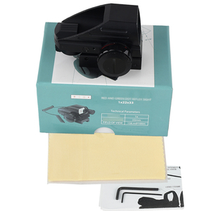 Lunette de visée HD103 1X22X33, point rouge et vert, <span class=keywords><strong>4</strong></span> types d'illumination, design réflexe, étanche, en alliage d'aluminium - Product Image 4