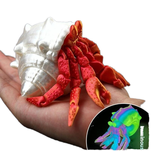 Bán buôn tùy chỉnh có thể tháo rời nhựa 3D in ẩn sĩ cua và động vật khủng long lấy cảm hứng từ đông lạnh dịch vụ OEM - Product Image 1