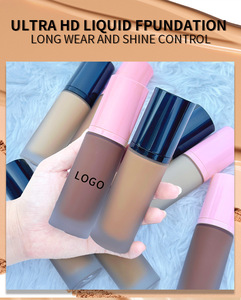 Base <span class=keywords><strong>de</strong></span> Maquillaje Cremosa Aterciopelada al por Mayor para Fabricantes, Marca Privada, 18 Tonos, Larga Duración, Cobertura Total, para Todo <span class=keywords><strong>Tipo</strong></span> <span class=keywords><strong>de</strong></span> Piel, Cosmético - Product Image 4