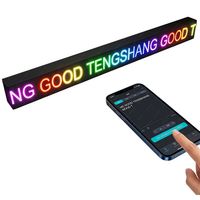 Pantalla LED de Forma Personalizada Programable para Señalización Digital, Pantalla LED de Tira Larga para Publicidad en Tiendas de Cadena, Control por Aplicación P1.5-P3