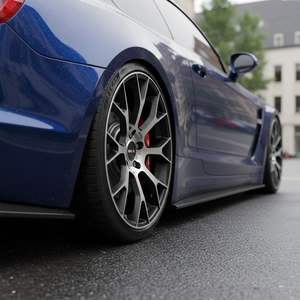 Elegantes llantas de aleación con diseño de radios delgados tipo Spider Branch, compatibles con BMW Serie 5, Audi A6 y Lexus ES. - Product Image 6