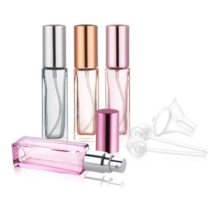 Good Quality Thick Bottom Bottle 10ml Mixed Color Perfume Glass Bottle Sprayer <b>Pink</b> Perfume Glass Bottle - Product Image 1