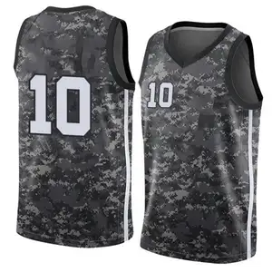 Sublimatie Basketbal Kleding Custom Vesten Team Borduurwerk Amerikaanse Basketbal Jersey Hoge Kwaliteit Jersey