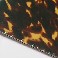 Donlis Plaque de protection de manche de guitare imprimée effet écaille de tortue 50*24cm couleur flamme pour guitares électriques et basses personnalisées