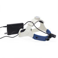 Lampe frontale LED 15W, lampe chirurgicale à fixation sur la tête, lampe frontale médicale pour clinique dentaire, salle d'opération, examen
