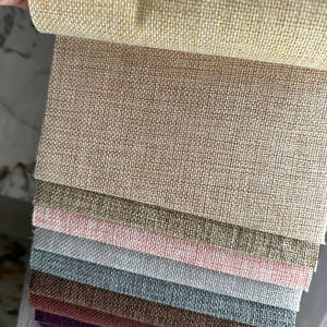 Minimalistische geruite verduisterende linnen/katoenen stof, medium gewicht, effen weving, 220 gsm, geschikt voor handtassen, kussens, autokleding & bankbekleding - Product Image 6