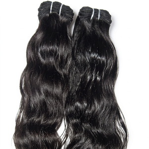 Extensions de cheveux humains brésiliens vierges Remy 100 % non traités – Tissage double trame à la machine, sans perte, 100 g - Product Image 1