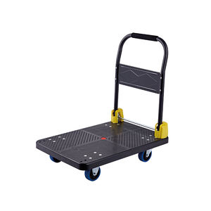 निर्माता ने हाथ से ट्रॉली ब्लू प्लास्टिक फोल्डिंग हैंडरेल 70*50 सेमी 200 किलो/60*90 400 किलोग्राम प्लेटफॉर्म हाथ ट्रॉली - Product Image 2