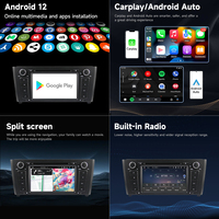 7 ''7862 Android11.0 voiture DVD GPS Satnav pour BMW 1 série E81 Hatchback E82 E88 avec 4G DSP CarPlay intégré et AndroidAuto 8G + 128G