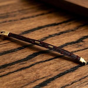 Men's Classic Braided Genuine <strong>Leather</strong> Bracelet Handmade Woven Multi-Layer Brown <strong>Leather</strong> Bracelet with Antique Bronze Clasp - Product Image 4